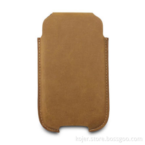 Mobile Phone Pouch for Apple's iPhone 4, Made of PU Leather, Velcro Closure, OEM Orders Welcomed